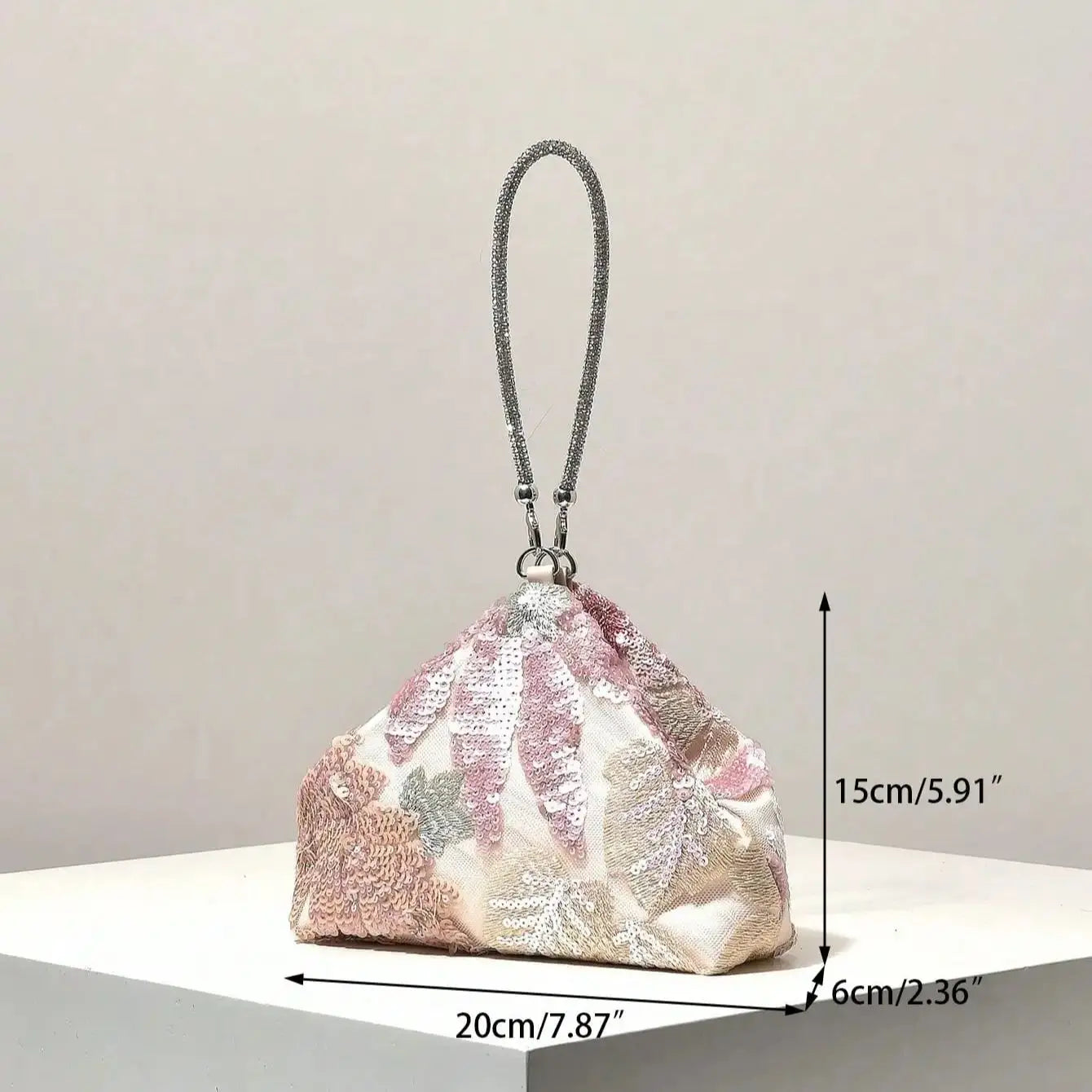 Mini Sequin Floral Bag
