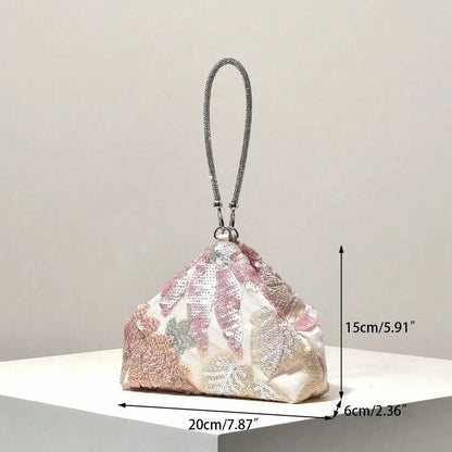 Mini Sequin Floral Bag