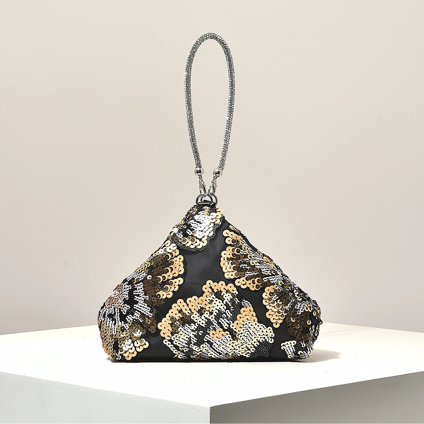 Mini Sequin Floral Bag