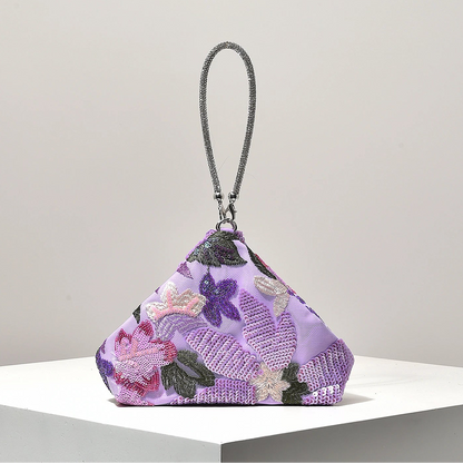 Mini Sequin Floral Bag