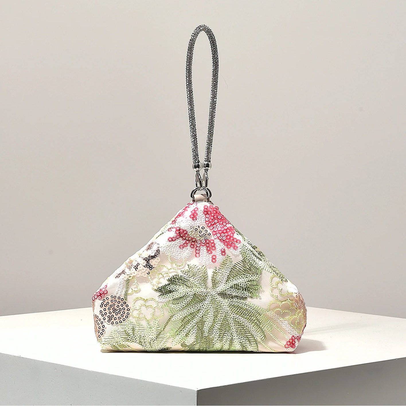 Mini Sequin Floral Bag